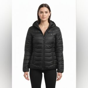 Women's Black Puffer Jacket